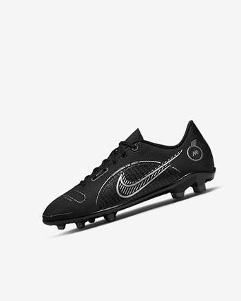 Nike Jr. Mercurial Vapor 14 Club MG Negros Grises Metal Plateados | MX 5159